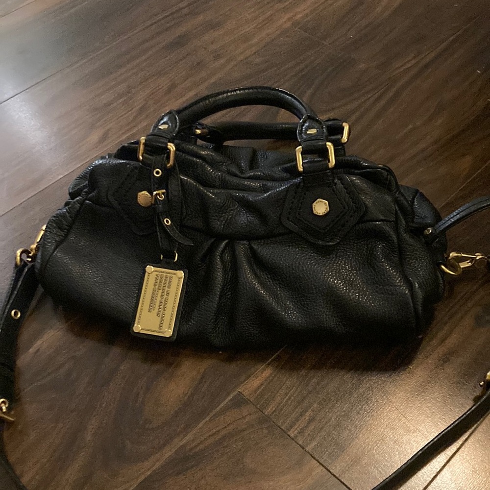 Marc by Marc Jacobs black leather handbag